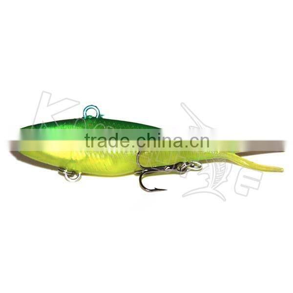 New Product Soft Vibe Fishing Lure Set Sinking Lead Material Soft Bait Lure