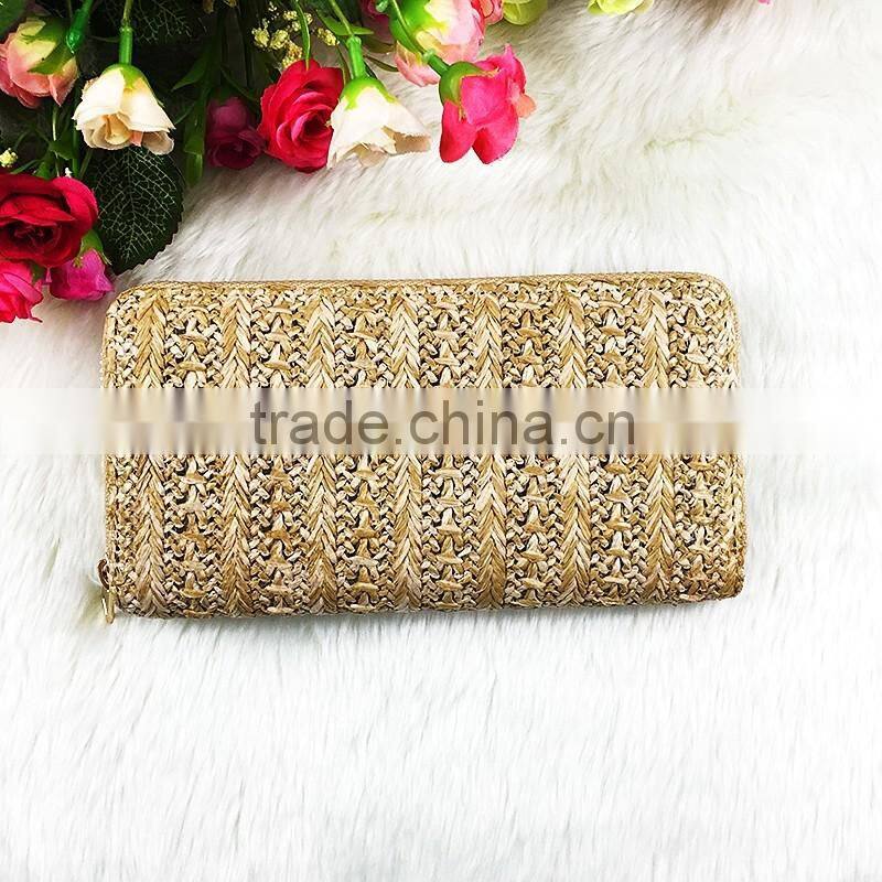 High Quality Long New Fashion Mix Colors Women PU Linen Cluth Wallet Famous Brand Designer Bag Purse Wallet