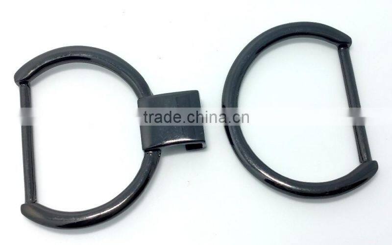 oval shape metal buckle locking metal buckle waist metal buckle