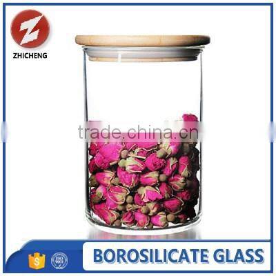 high temperature resistant crystal clear glass containers