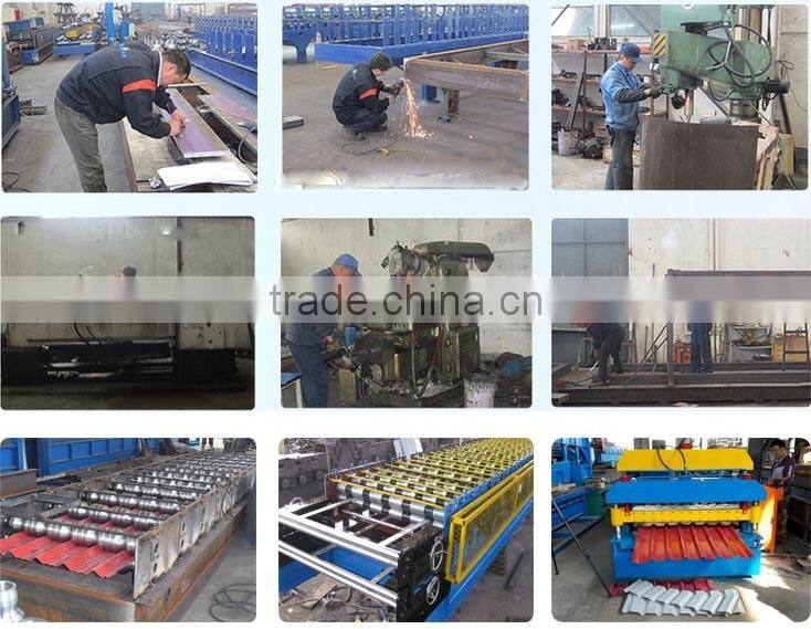 Nice design promotional color/glazed steel tile machine