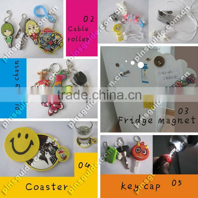 Promotion Personalised Logo PVC Fridge Magnet Cup For Advertisement