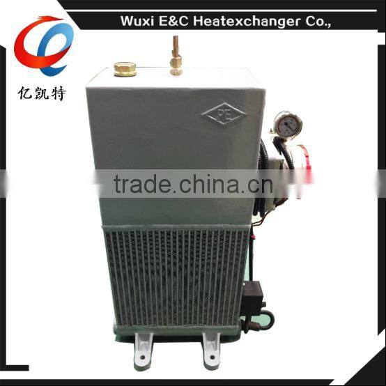 quality mixer truck oil cooler with electrical motor