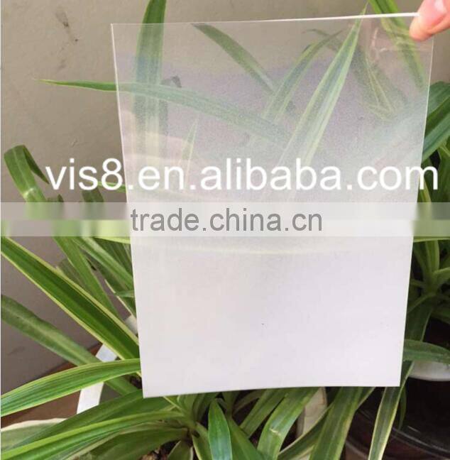 new design Decorative PET white matte gradation glass film similar to 3M film
