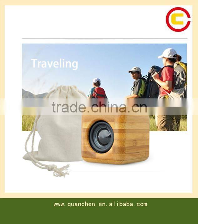 Wireless Portable Bamboo Speaker