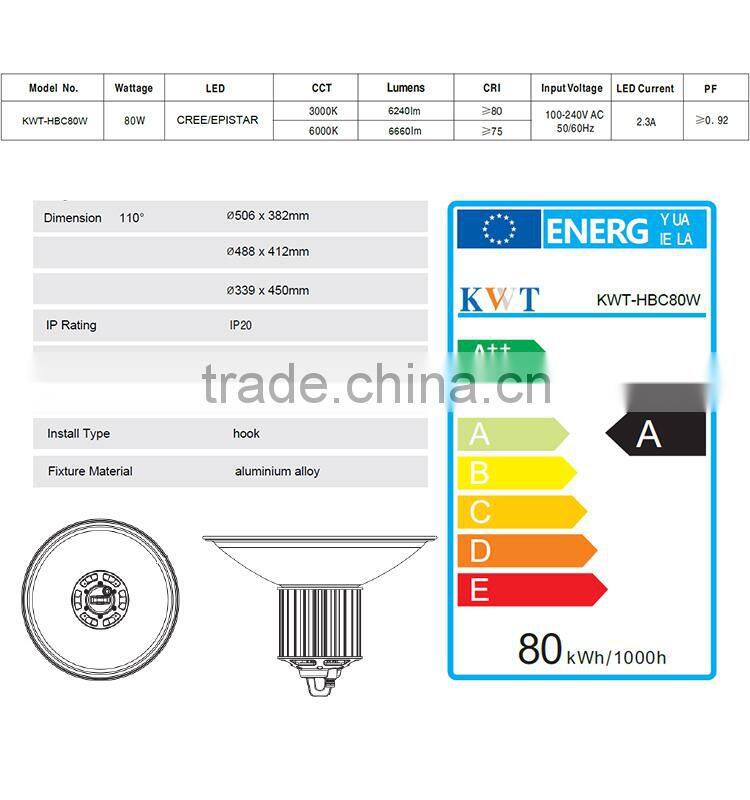 High Performance Industrial led high bay light with ce