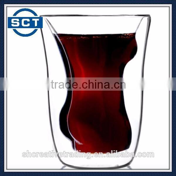 150ml Transparent Party Wine Glasses Sexy Woman Cocktail Wine Glass