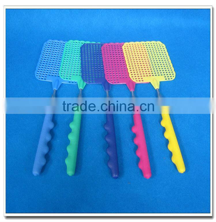 Competitive price portable extendable plastic fly swatter