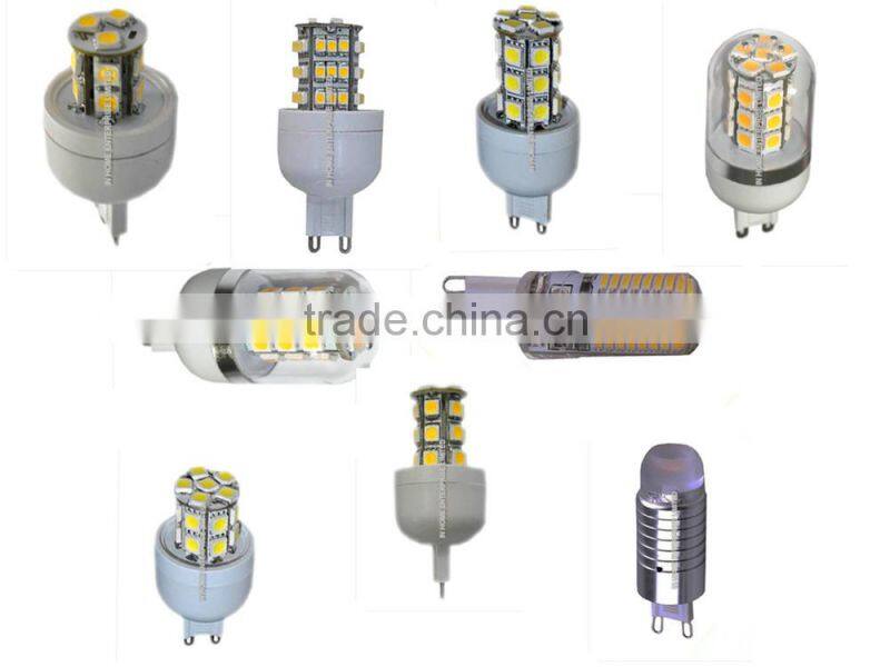 2014 new product G4 silica gel LED light bulb 1.5w DC24V 27pcs 5050SMD led bulb g4 g9