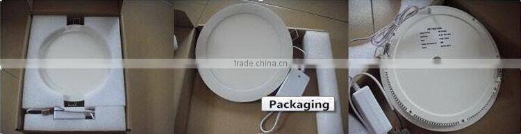 Hot selling on europe ultra thin led panel downlight 18w