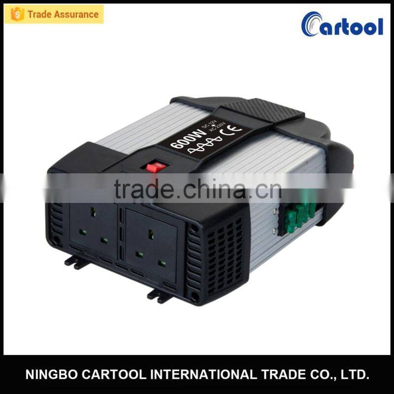 TUV approved 600w German Socket True Modified Sine Wave Intelligent Power Inverter