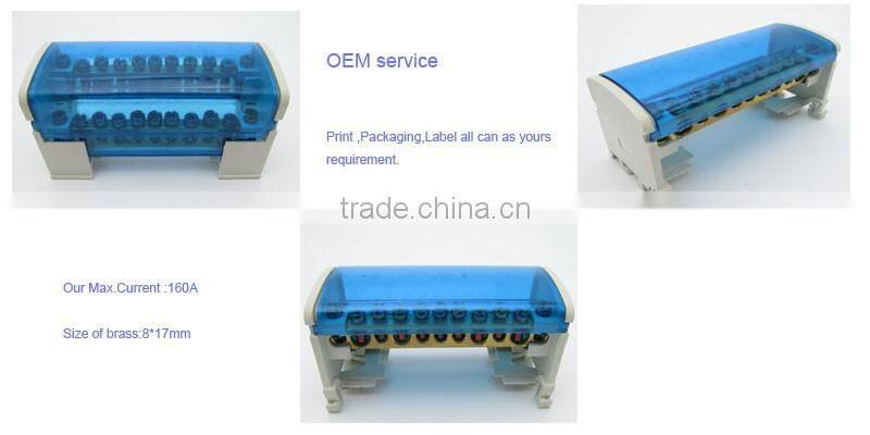 2 4 way junction box screw brass busbar box electrical conduit 4 way box