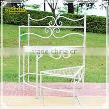 metal and wood drum dining chair outdoor showroom bar chair