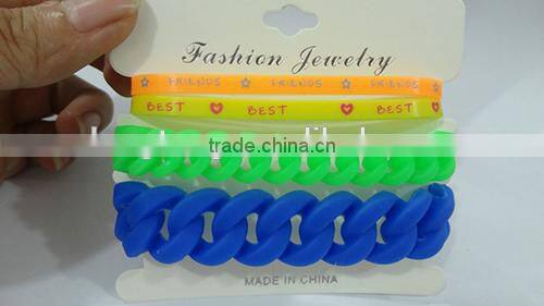 2014 best seller manufacture any of customized silicon bracelet in high quality and the cheapest price