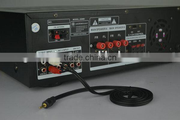 amplificator audio SASION 600W 5.1 channels audio amplifier enclosure power amplifier