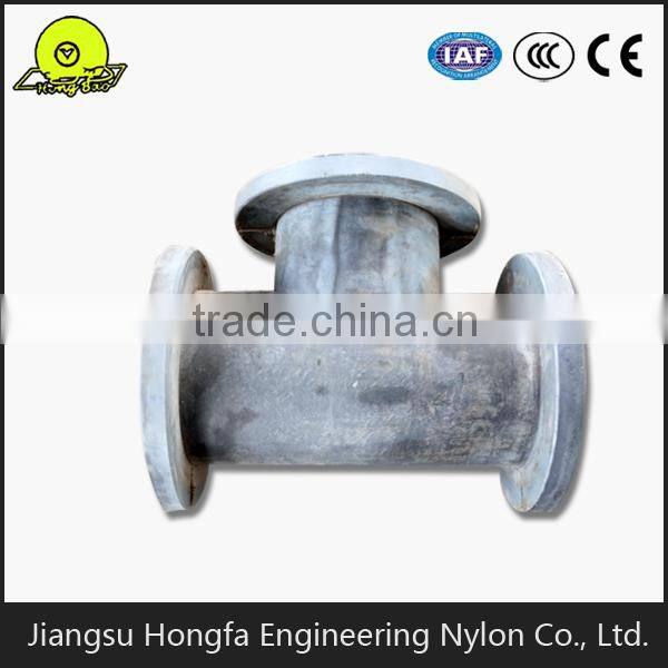 MC Nylon Equal Tee Pipe Joint flexible joint for PA6 china supplier
