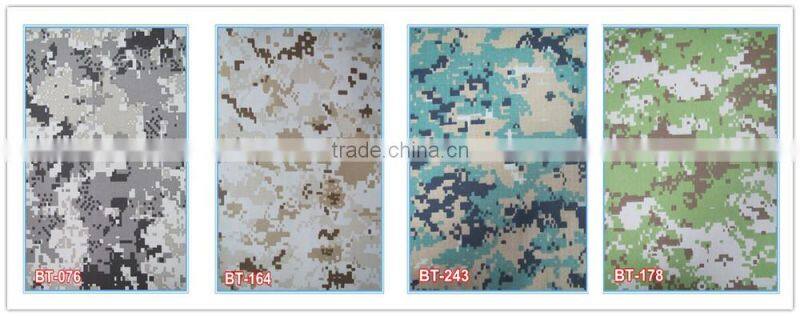 T/C Twill Navy Camouflage Fabric
