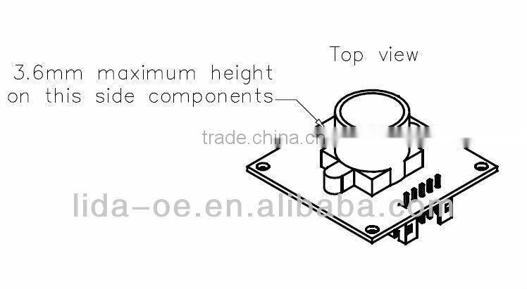 720P HD MJPEG USB2.0 camera module with 3.6mm board lens SB102H-L36