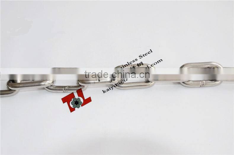 304 316 Stainless Steel Japanese Standard Link Chain with diameter 14mm