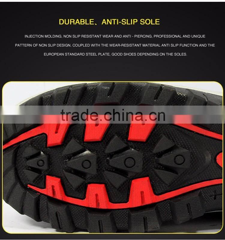 European market salable lightweight casual style black safety men sport shoes low cut