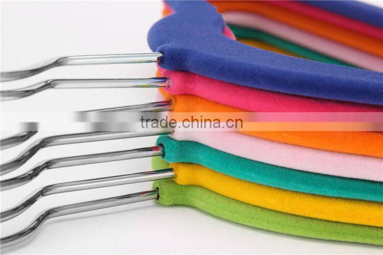Standby Children Velvet Flocking Clothes Hanger Nonslip Hanger for Kids
