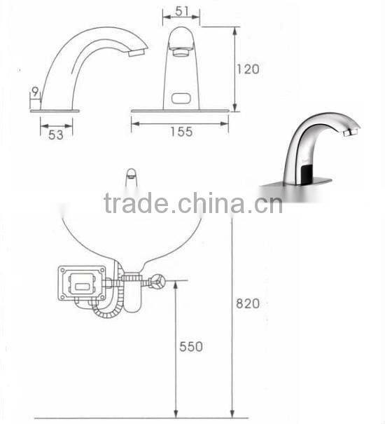 Automatic Touchless Electronic Sensor Faucet(cold only)