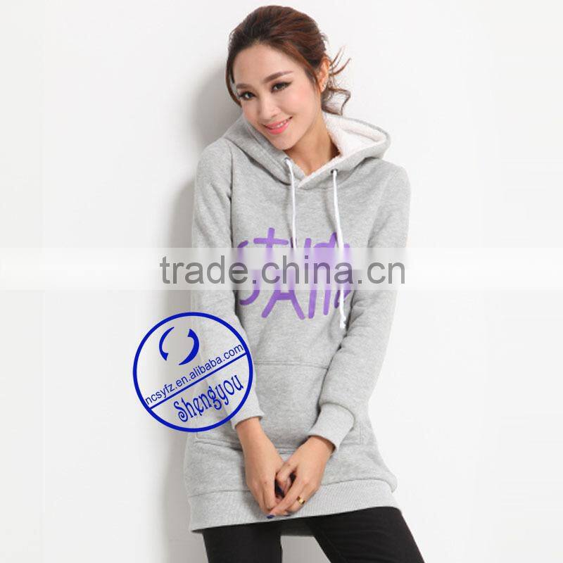 2015 Wholesale Custom Printed Sweatshirts Hoodies for Women