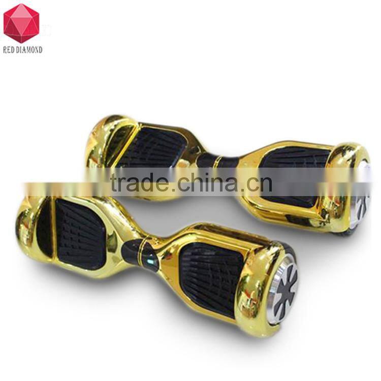 2015 Chrome gold rose electric scooter self balancing flash B1with bluetooth