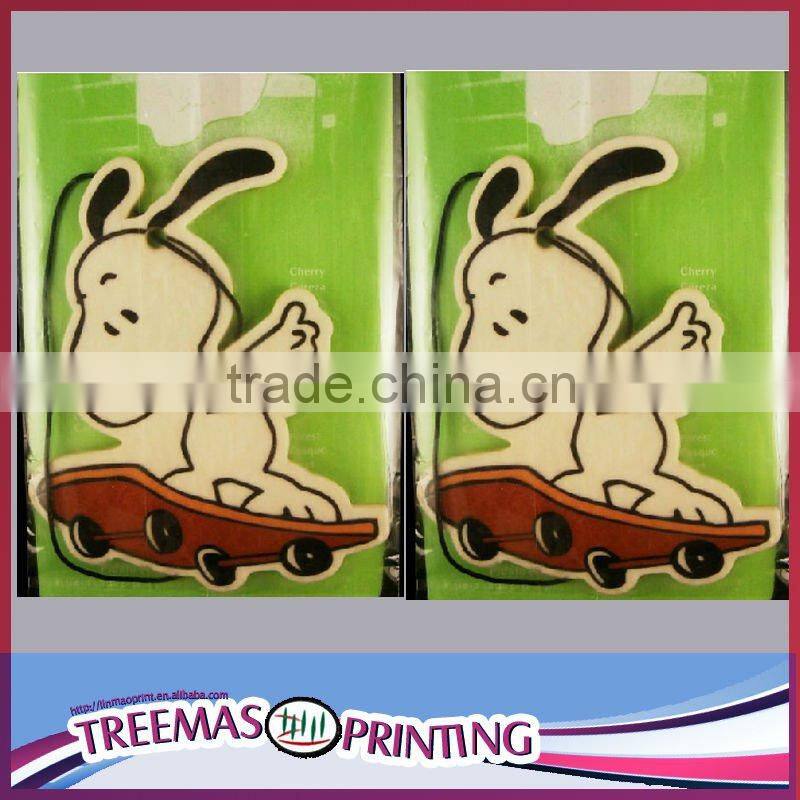 Customized words paper card crafts for promotion with long lasting fragrance