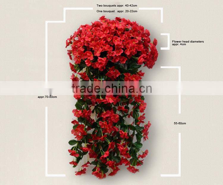 Wholesale purple silk violet flower for wedding