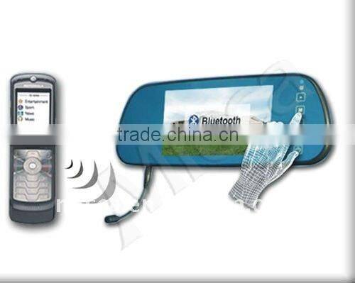 car monitor 7 inch, 7'' TFT Rearview Monitor with bluetooth&smart touch key(MR07BT)