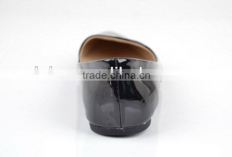 Genuine leather classic 2015 latest flat shoes for women