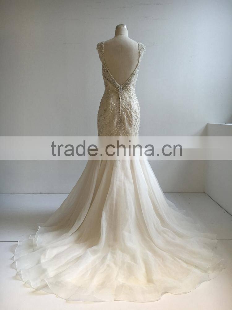 2016 Guangzhou Supplier detachable lace sleeves for wedding dress