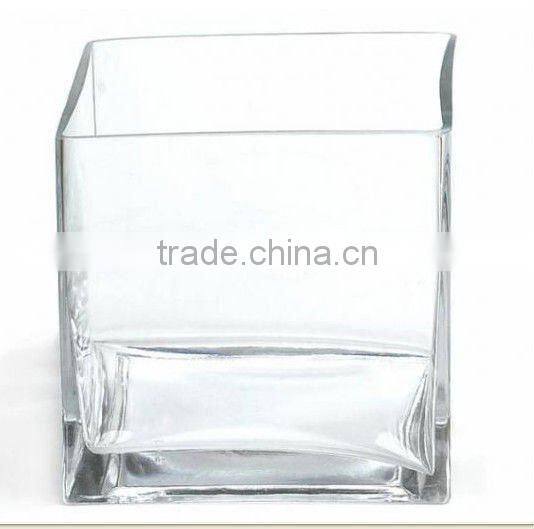 6cm Square Florero Glass