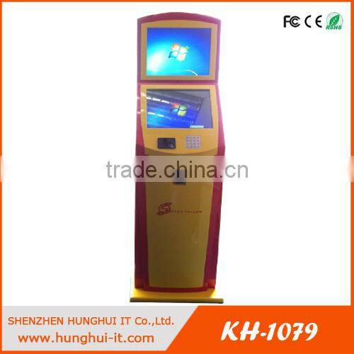 19-Inch Slim Touch Screen Information Wall Mounted Kiosk With Keyboard