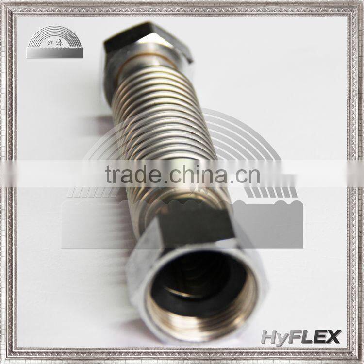 1" FIP X 3/4" FIP X 18" Corrugated Stainless Steel Flexible Water Heater Connector