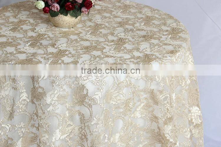 TURQUOISE TABLE LINEN /TURQUOISE SEQUIN TABLE LINEN