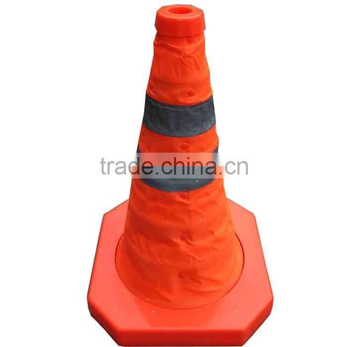 retractable reflective trffice cone sleeve