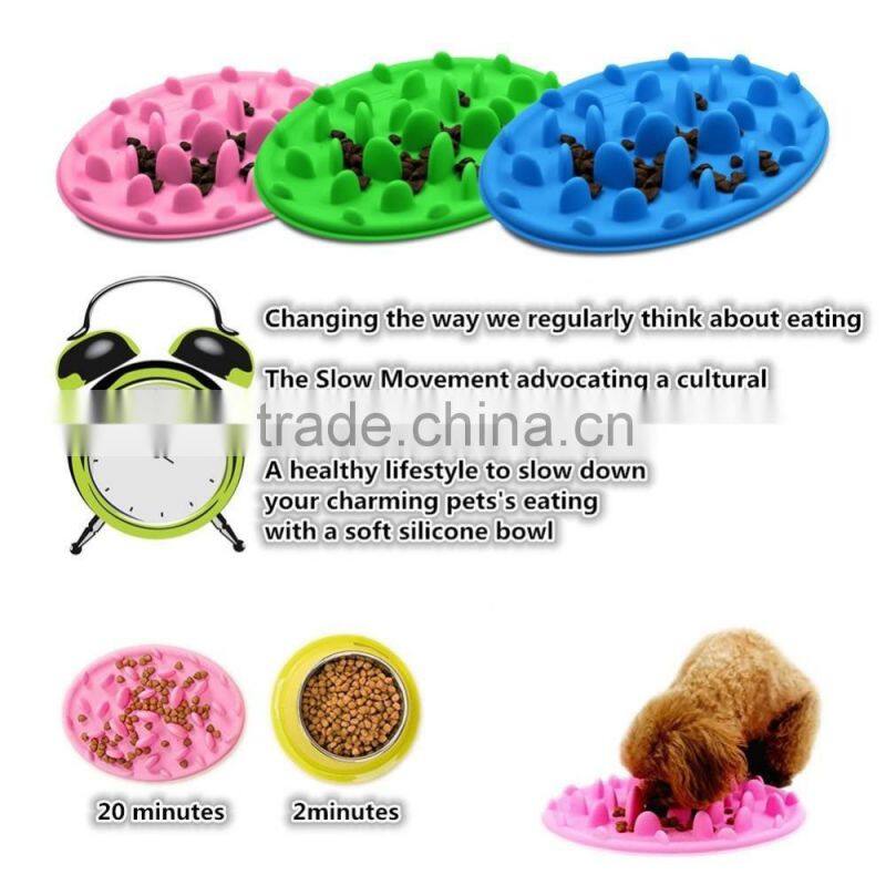 Hot sale Silicone Slow Feed Bowl For Dog