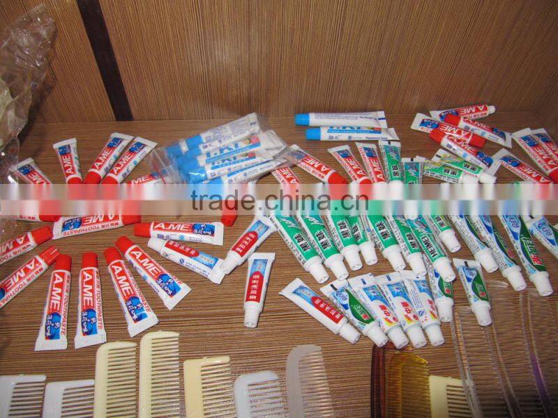 Hotel Diposable Toothbrush and Toothpaste in one/Hotel amenities/Hotel Bathroom Airplane SPA toothbrush