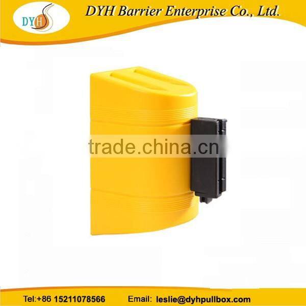 5m belt cassette on the safety barrier wall mount retractable barrier tape