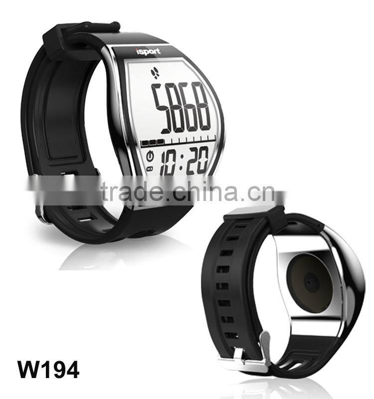 Wireless Charging E ink Paper Display Bluetooth Wrist Watch Pedometer