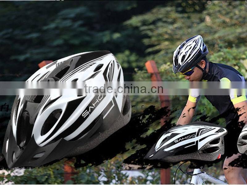 Professional Bike Helmets Outdoor Riding Sport Safety Helmet 18 hole with LED lights