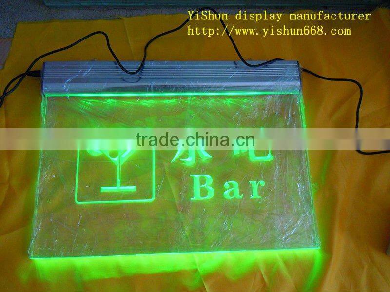 LED acrylic Shopping guide signs