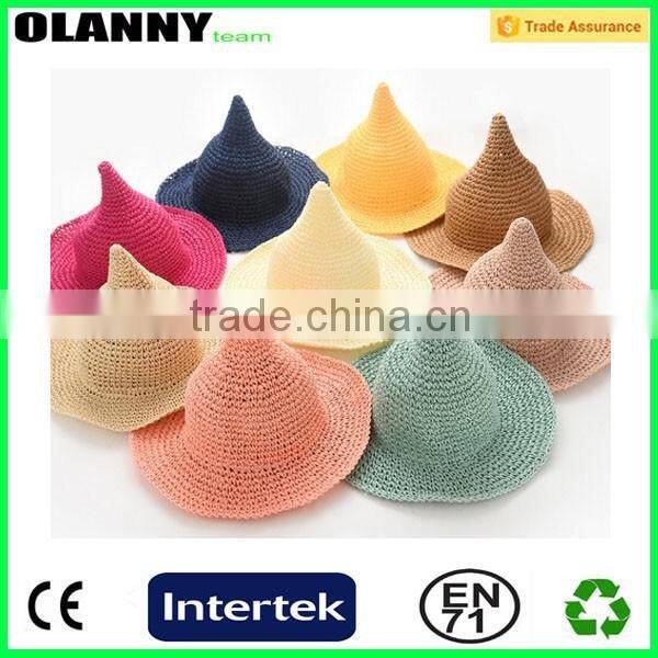 plain promotional factory price paper straw hat