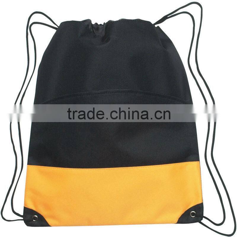 Drawstring Sports Pack-Black