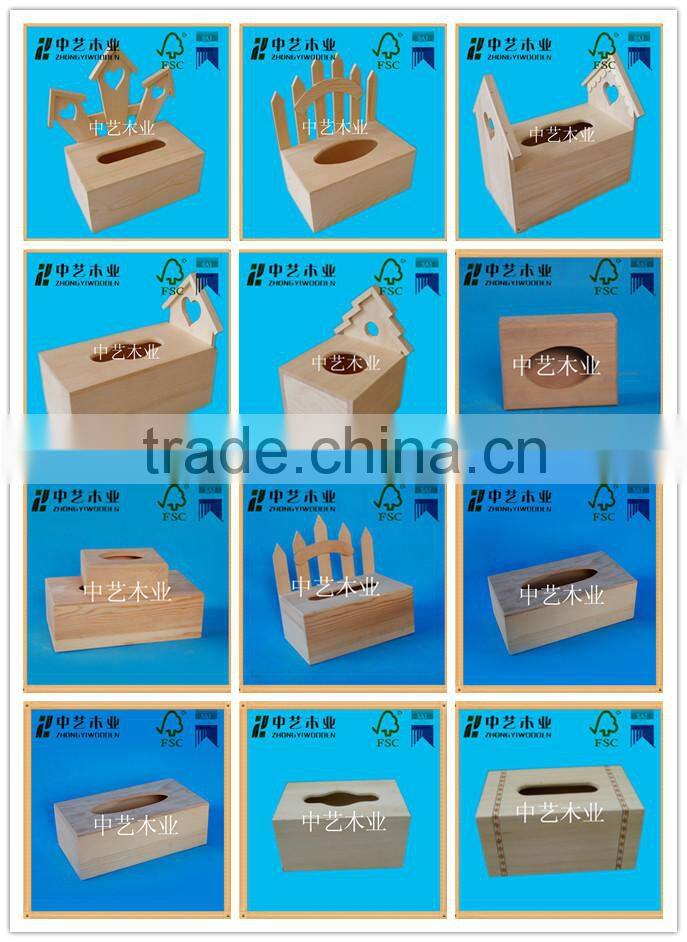 Trade assurance New Style Fashionable wood box wooden Tissue/Paper/Napkin Box/Holder