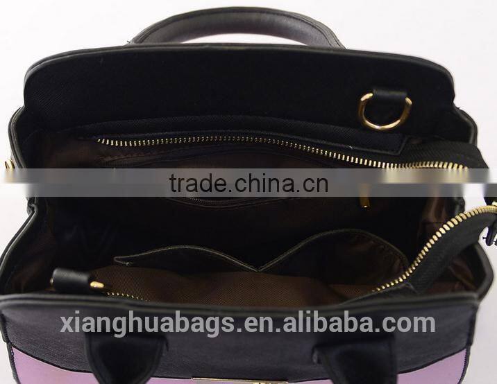 New PU leather hand bags for woman from china factory