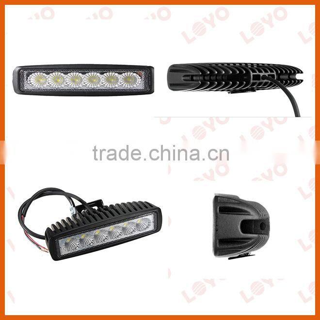 Super bright 18W Led Light Bar, mini LED driving light bar, IP67 18W LED work light bar