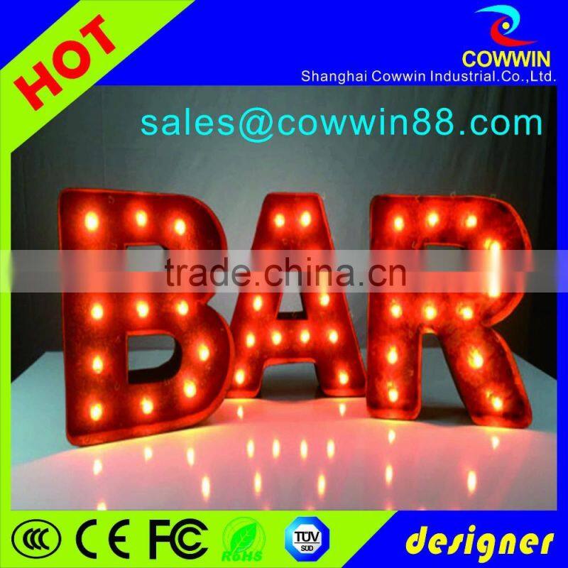 LED Lighted Marquee Sign Metal Alphabet letter cheap price